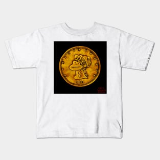 Gold Coin Ape Kids T-Shirt